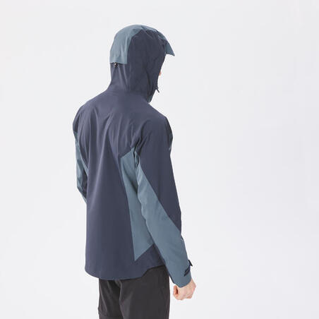 Men's waterpoof jacket - MH500 - Grey