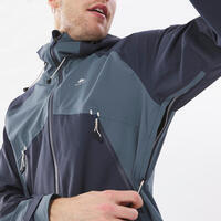 Men's waterpoof jacket - MH500 - Grey