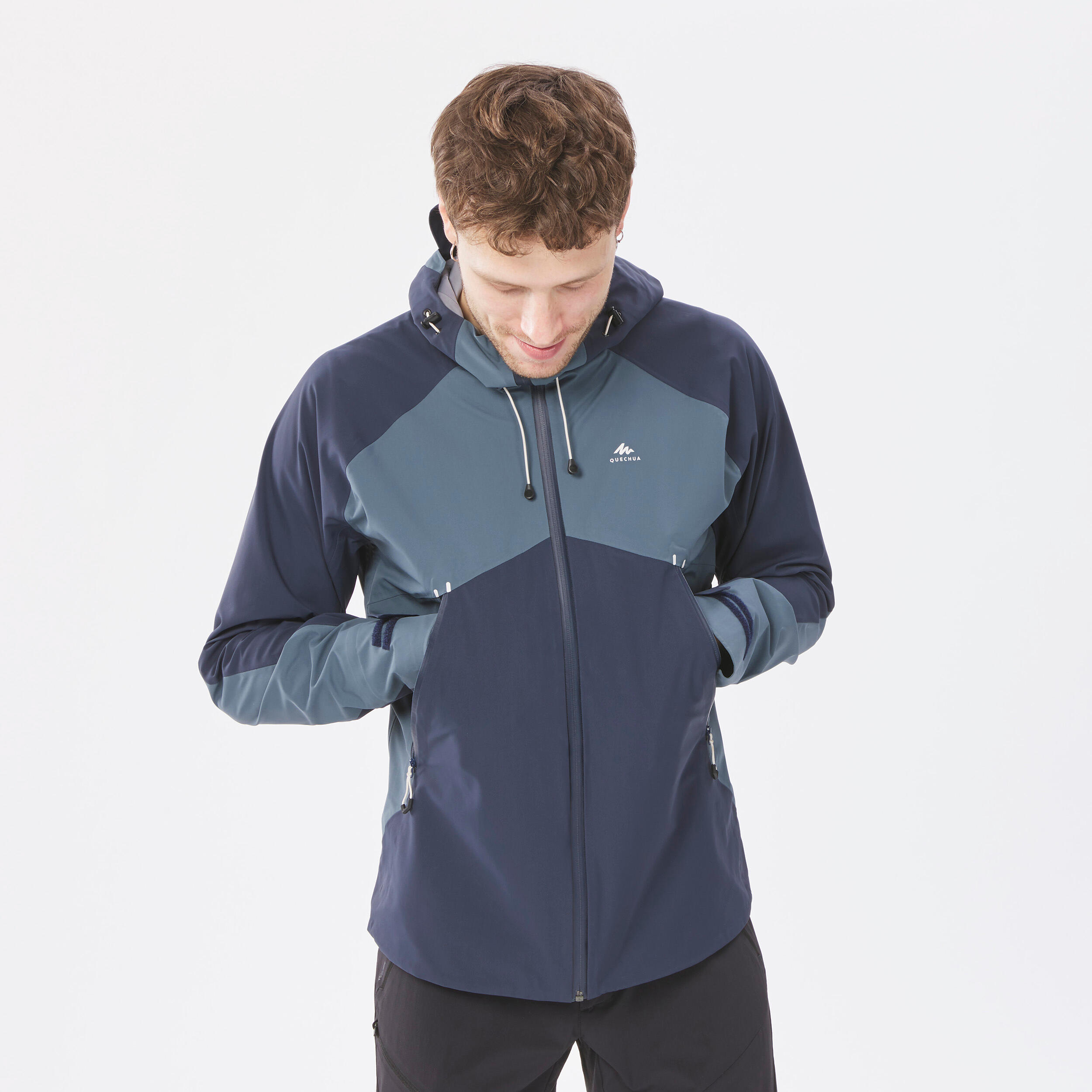 Veste legere impermeable de randonnee MH500 Homme QUECHUA Decathlon