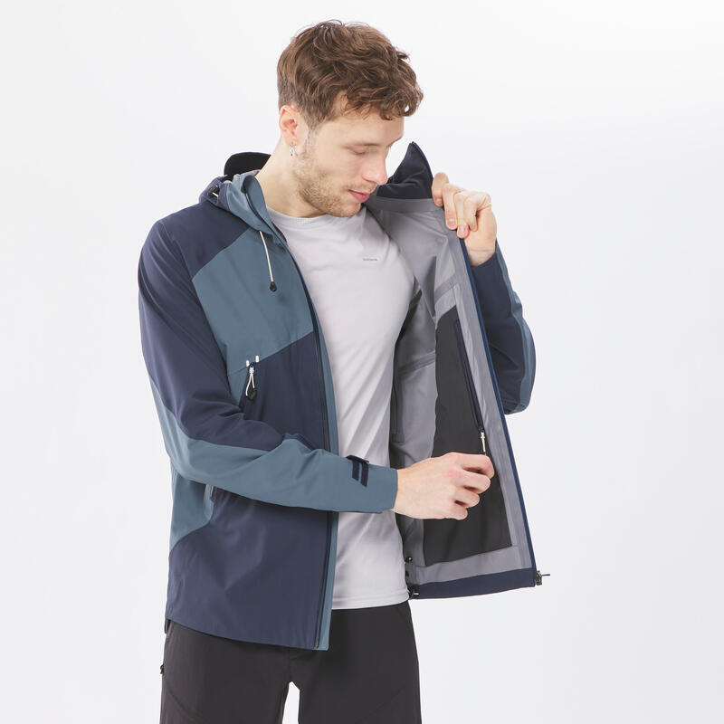 Veste légère imperméable de randonnée - MH500 - Homme