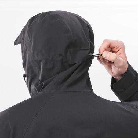 Куртка чоловіча MH500 для туризму чорна