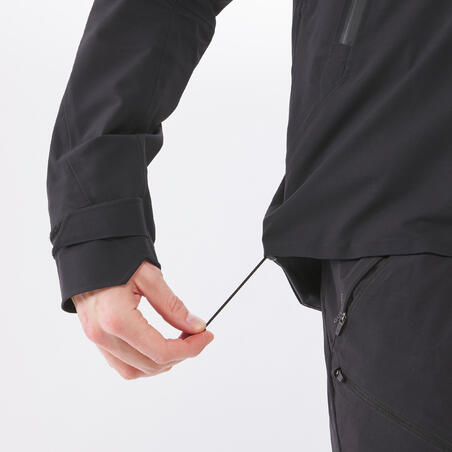 Куртка чоловіча MH500 для туризму чорна