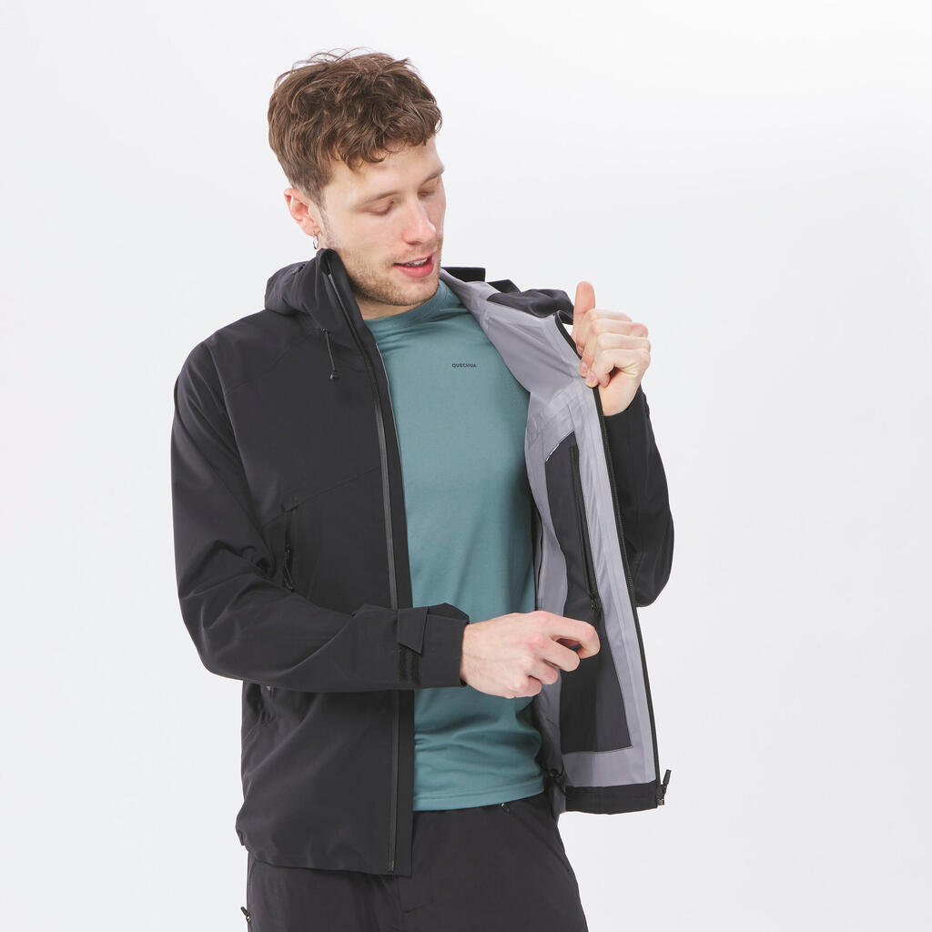 Chamarra de senderismo ligera e impermeable para hombre MH500