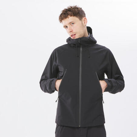Куртка чоловіча MH500 для туризму чорна