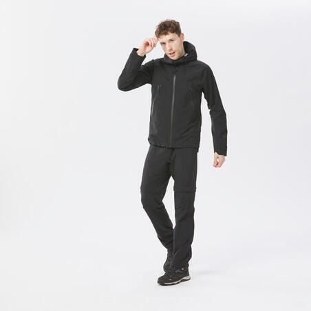 Куртка легкая водонепроницаемая походная мужская MH500