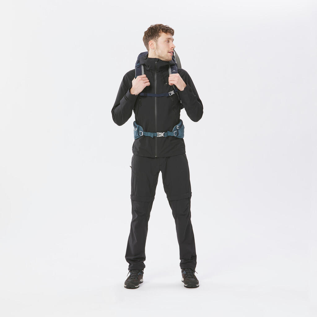 Men's Lightweight Waterproof Hiking Jacket - MH500