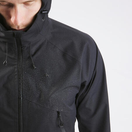 Men's waterpoof jacket - MH500 - Black