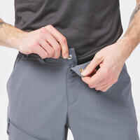 מכנסיים מודולריים לטיולים לגברים MH150 - אפור