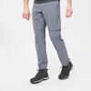 Wanderhose Zip-Off-Hose MH150 Herren grau