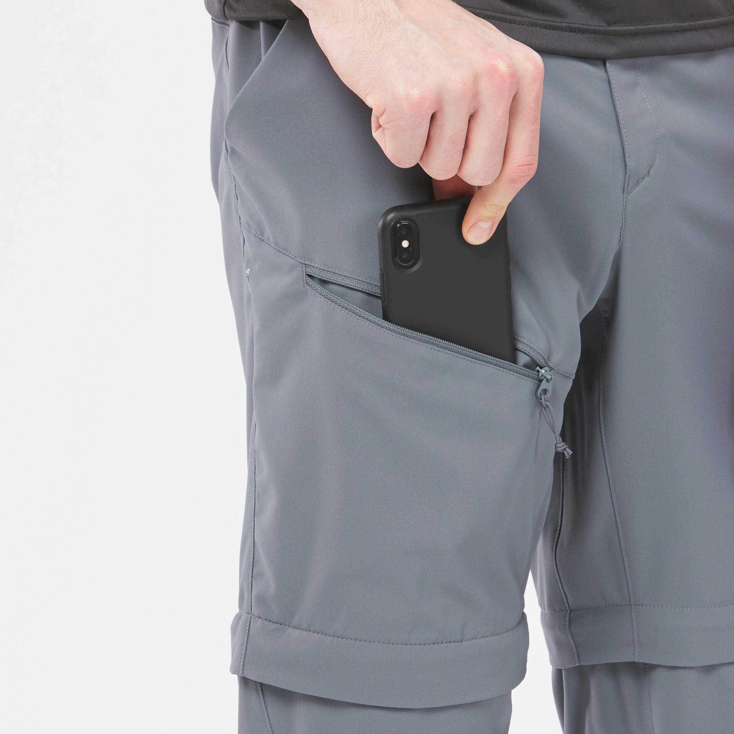 Men’s Modular Hiking Trousers - MH150 10/11