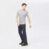 Men Dry Fit Activewear T-Shirt Light Grey - MH100