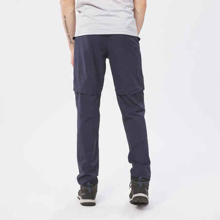 מכנסיים מודולריים לטיולים לגברים MH150 - כחול כהה
