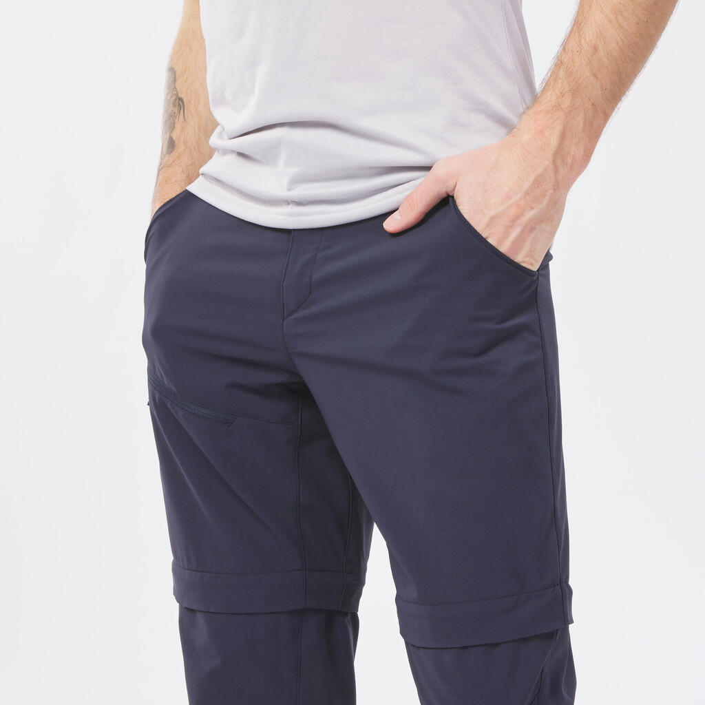 PANTALÓN TRANSFORMABLE SENDERISMO HOMBRE MH150