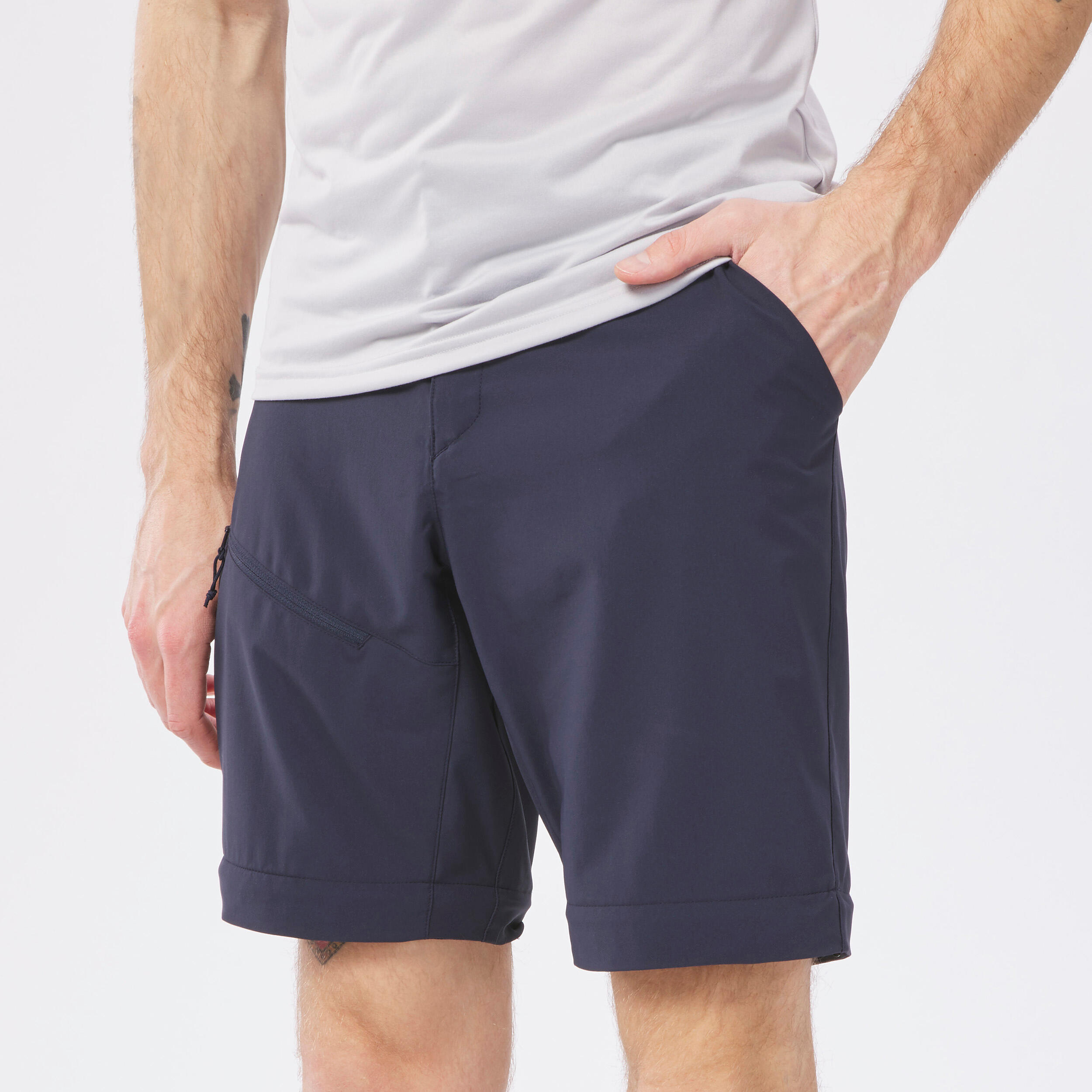 Pantalon de randonnée convertible homme – MH 150 bleu - QUECHUA