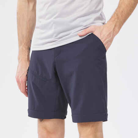 מכנסיים מודולריים לטיולים לגברים MH150 - כחול כהה