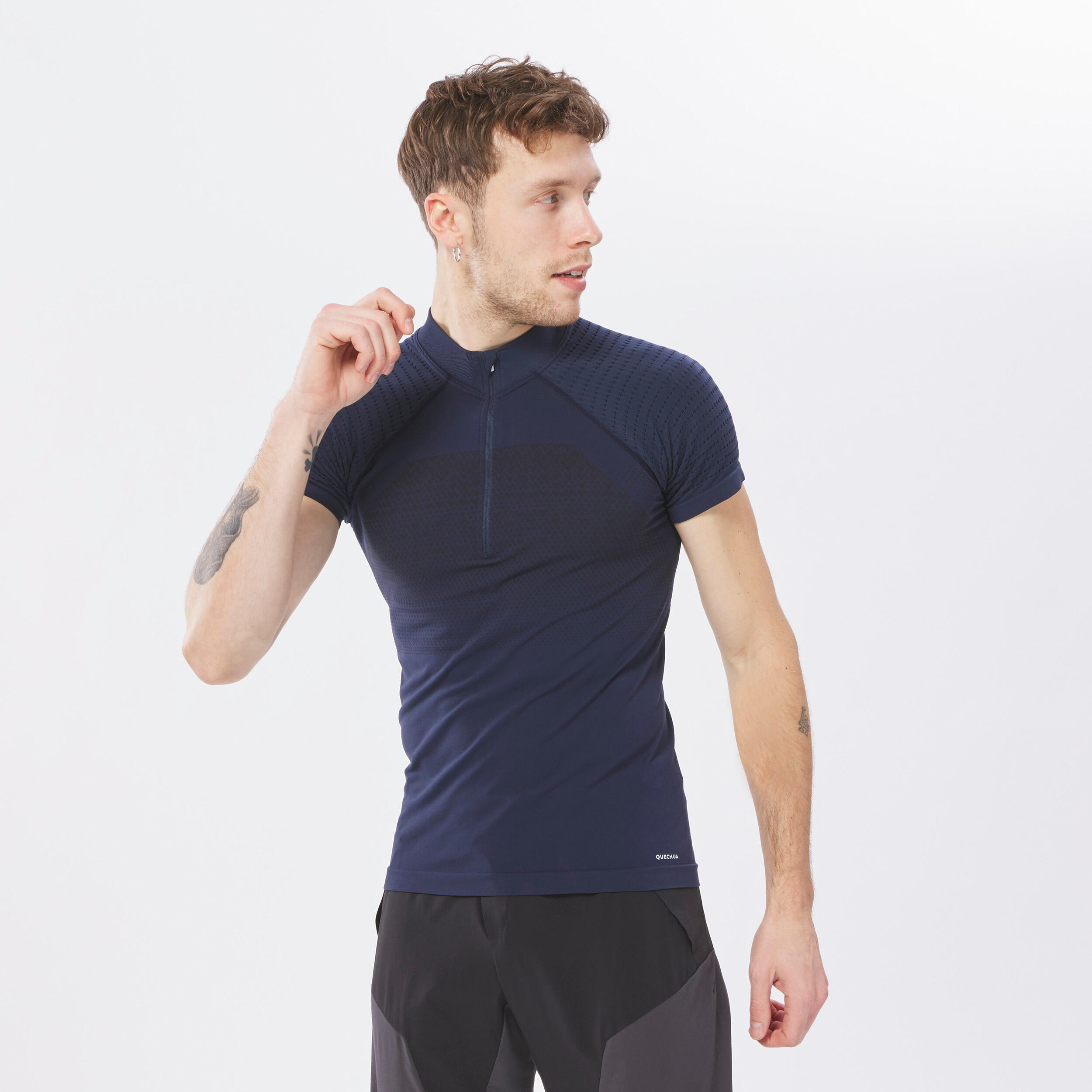 Camisetas trekking hombre decathlon sale