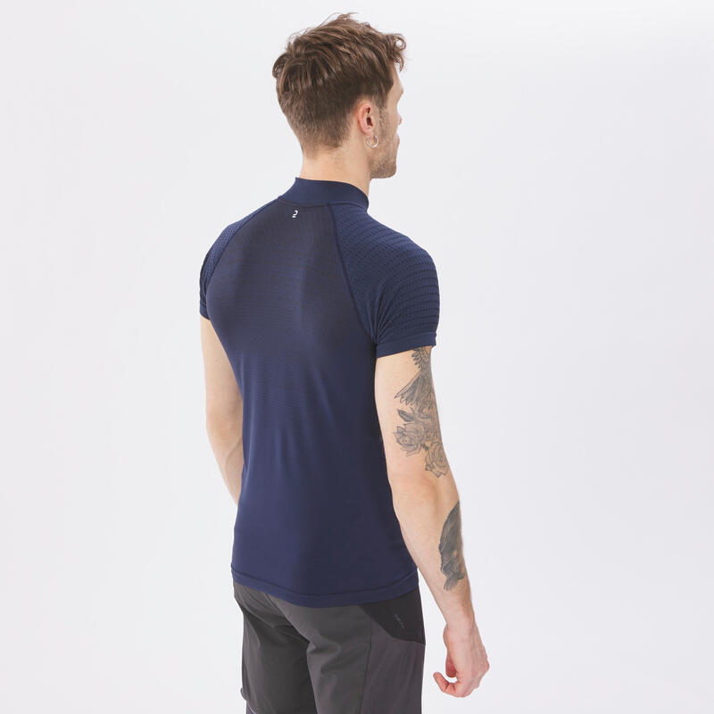 Wandelshirt met korte mouwen voor heren MH900 synthetisch