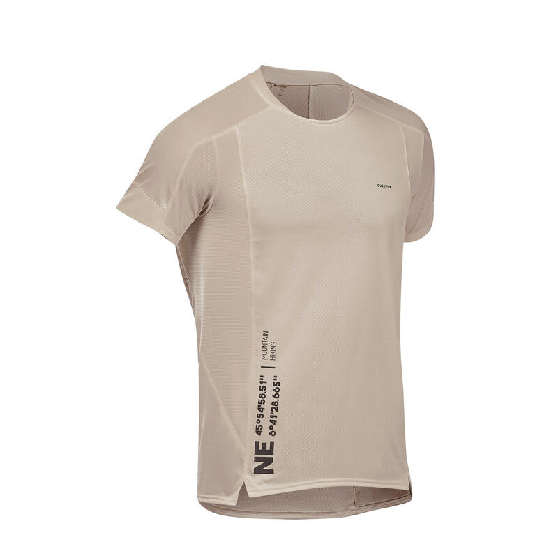 T-shirt montagna uomo MH 500 beige