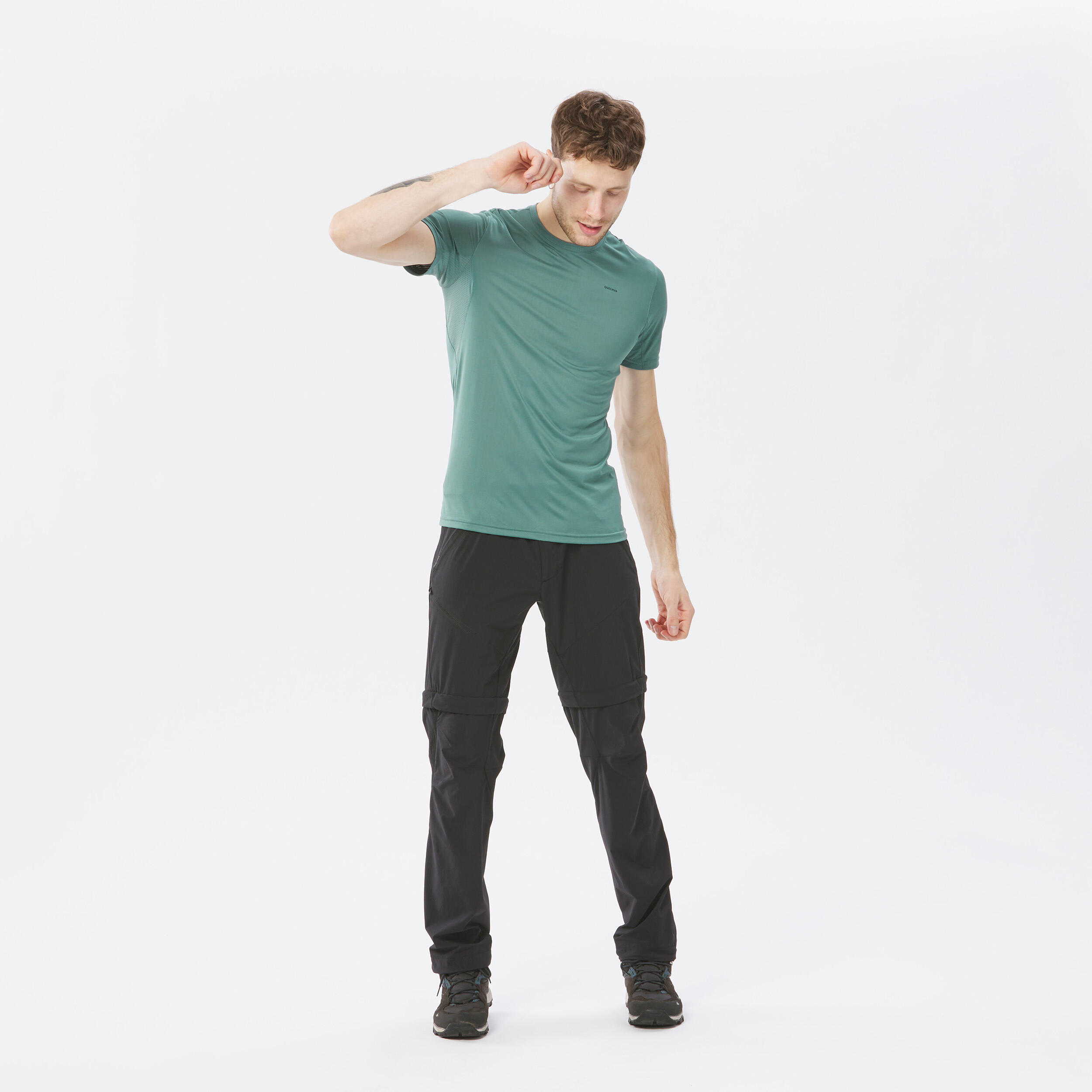 Men Dry Fit Activewear T-Shirt Green - MH100