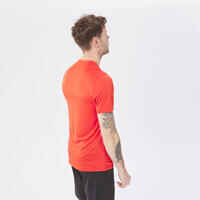 Men's Hiking Synthetic Short-Sleeved T-Shirt  MH100