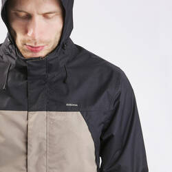 Men's Hiking Lightweight Waterproof Jacket MH100