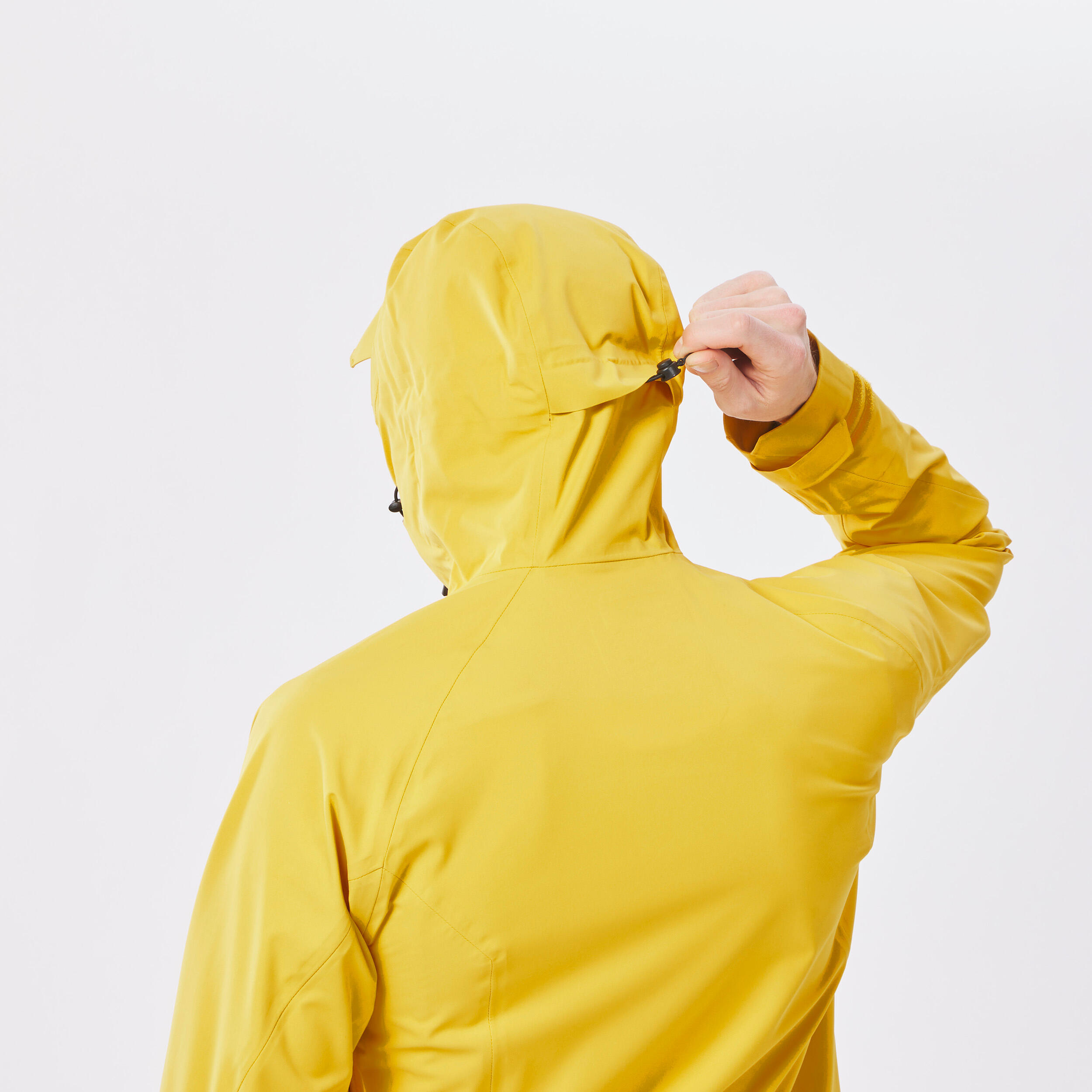Regenjacke Herren wasserdicht leicht - MH500 gelb 7/11