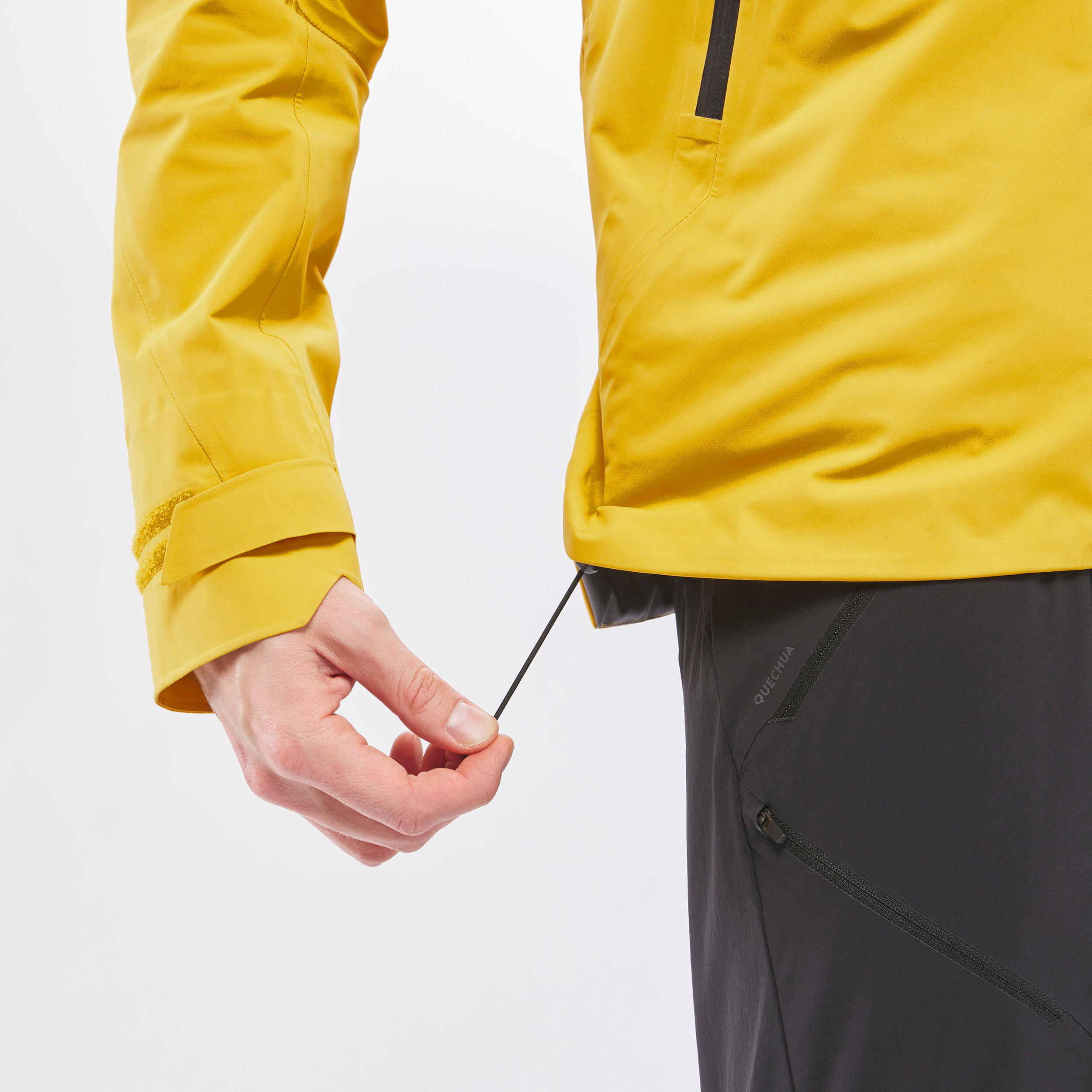 Regenjacke Herren wasserdicht leicht - MH500 gelb 9/11