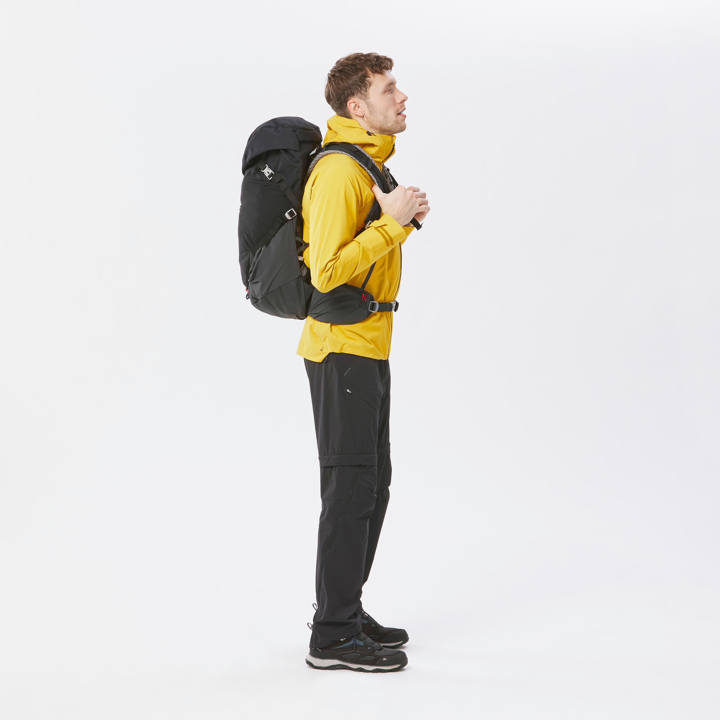 Regenjacke Herren wasserdicht leicht - MH500 gelb 4/11
