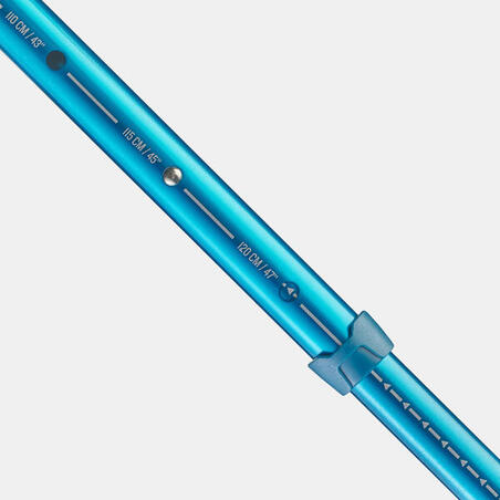 1 vandringsstav - minipris - MT100 blå