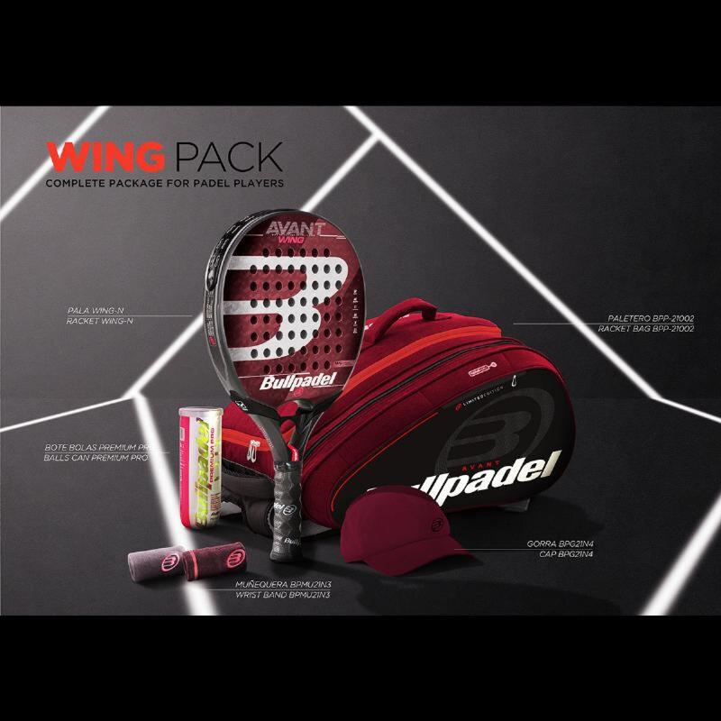 Racchetta padel adulto BULLPADEL PACK XMAS WING M 21