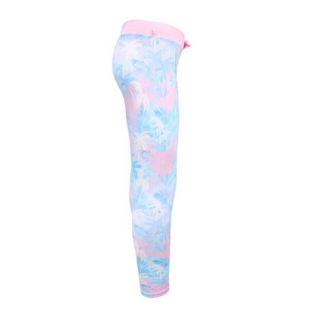 LEGGING ANAK PEREMPUAN CN 500UV - BIRU PINK PALEM