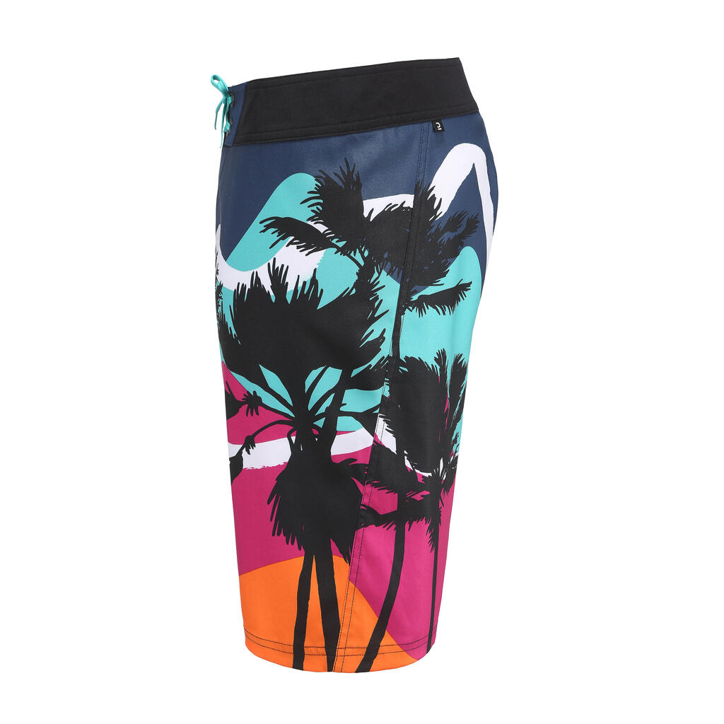 Boardshorts Jungen Surfcanvas grün