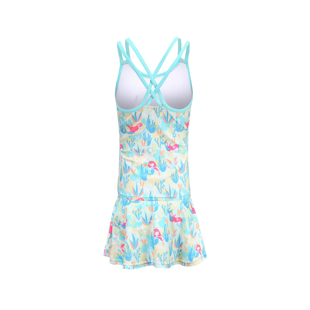 Surfing girl swimsuits NOA mermaid blue
