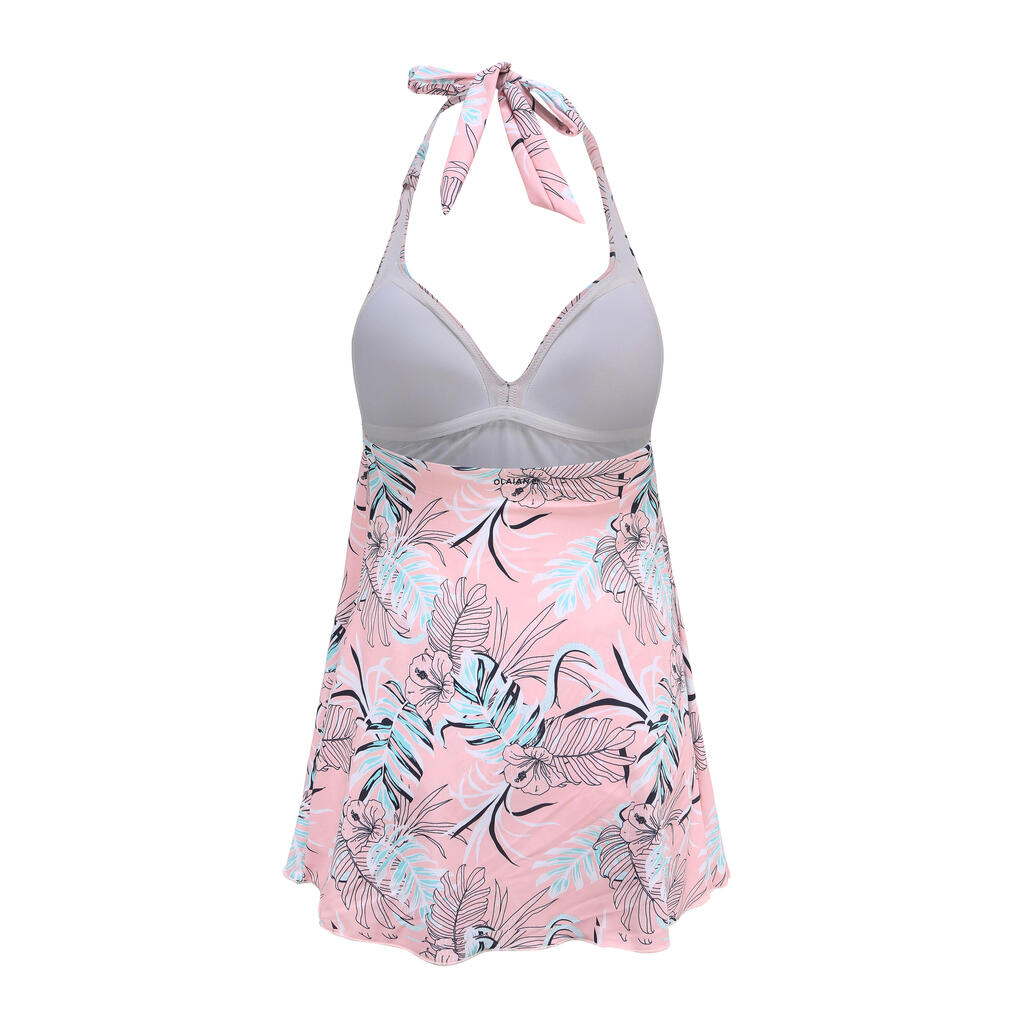 Maillot de bain 1 pièce robe femme - SUE PINK SNAKE