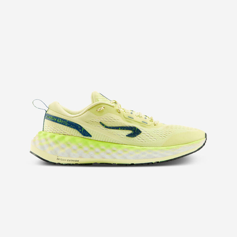 CHAUSSURES DE RUNNING FEMME KIPRUN KS900 JAUNE