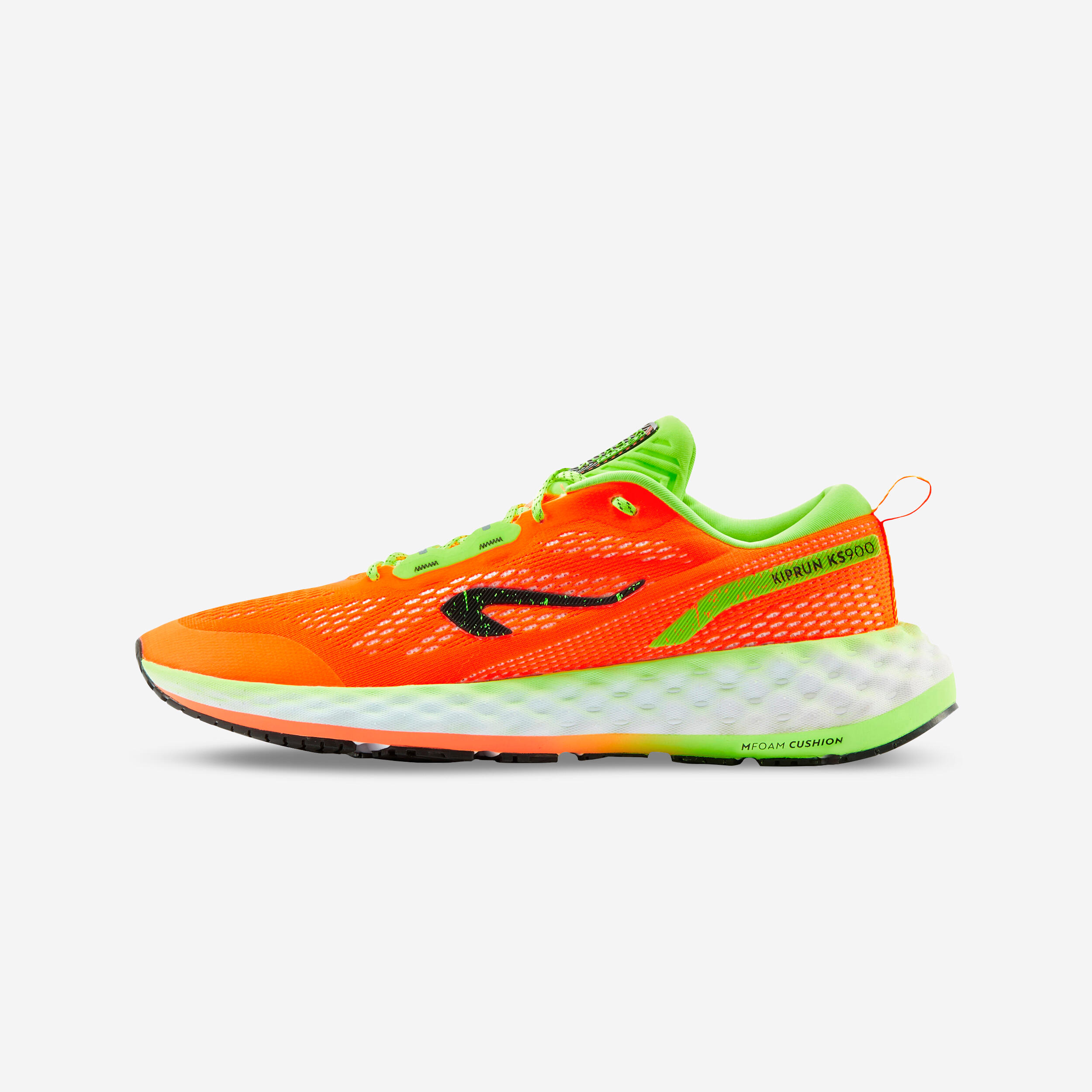 chaussures de running homme kiprun ks900 orange jaune - kiprun
