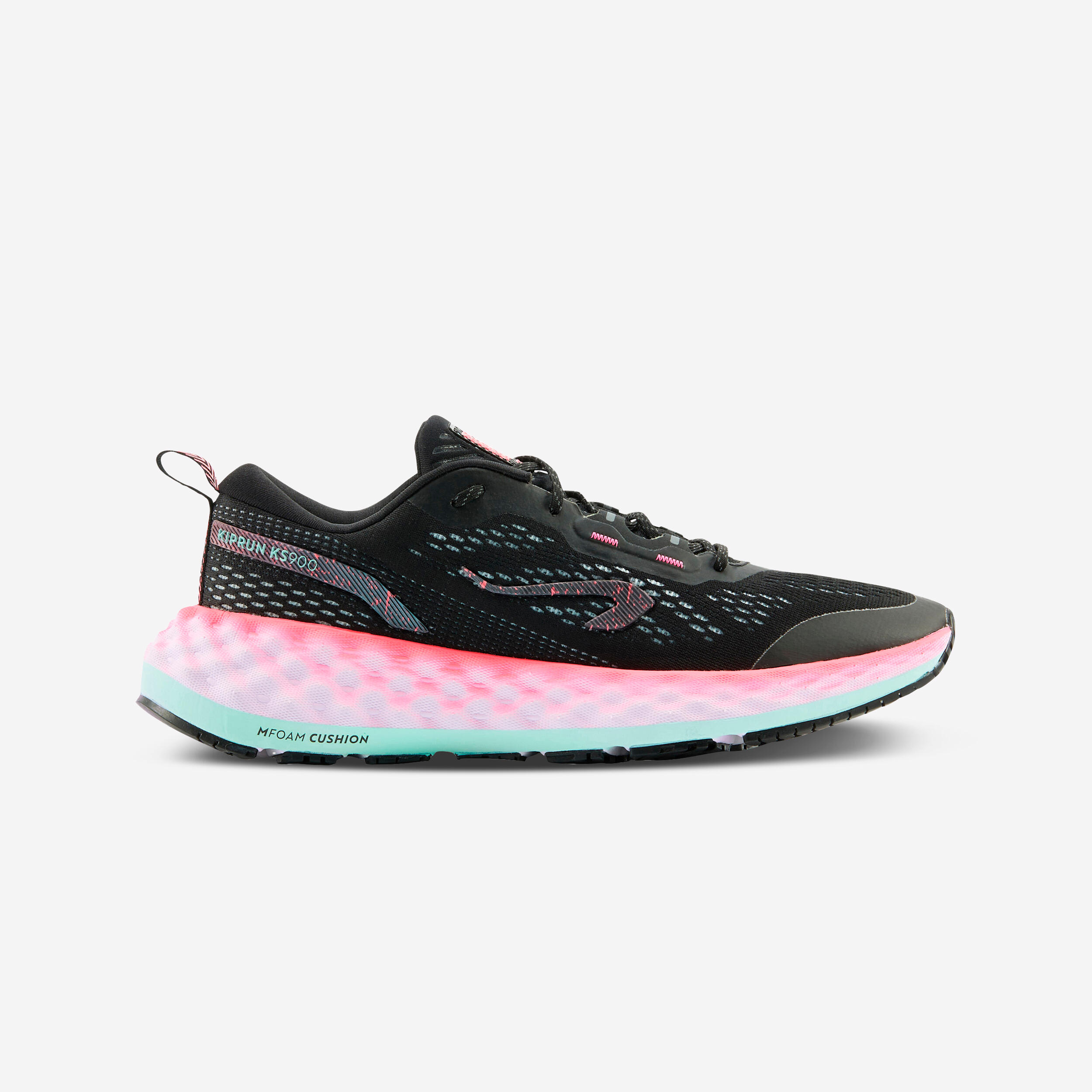 Women s Running Shoes Kiprun KS900 black pink Decathlon