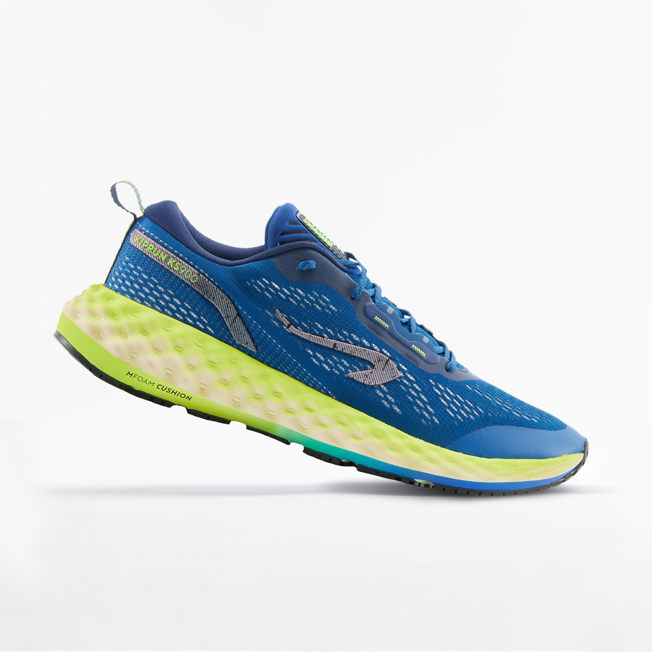 KIPRUN MEN'S RUNNING SHOES KIPRUN KS900 - BLUE YELLOW