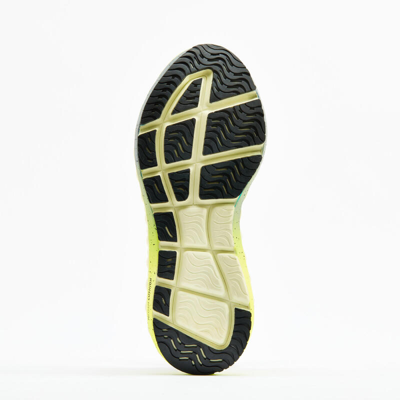 CALÇADO DE CORRIDA HOMEM KIPRUN KS900 CINZENTO AMARELO