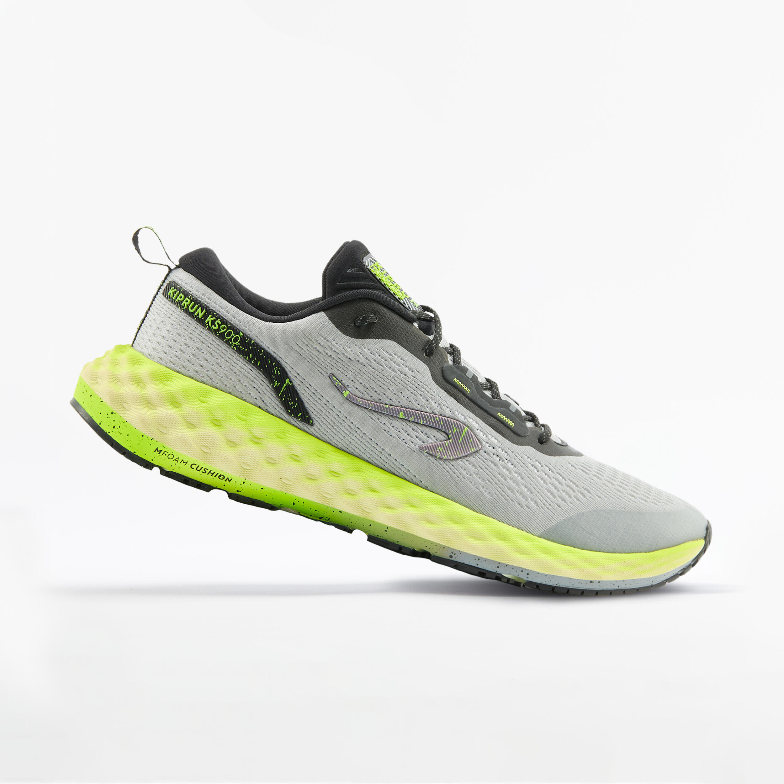 MEN'S RUNNING SHOES KIPRUN KS900 - GREY YELLOW 1/8