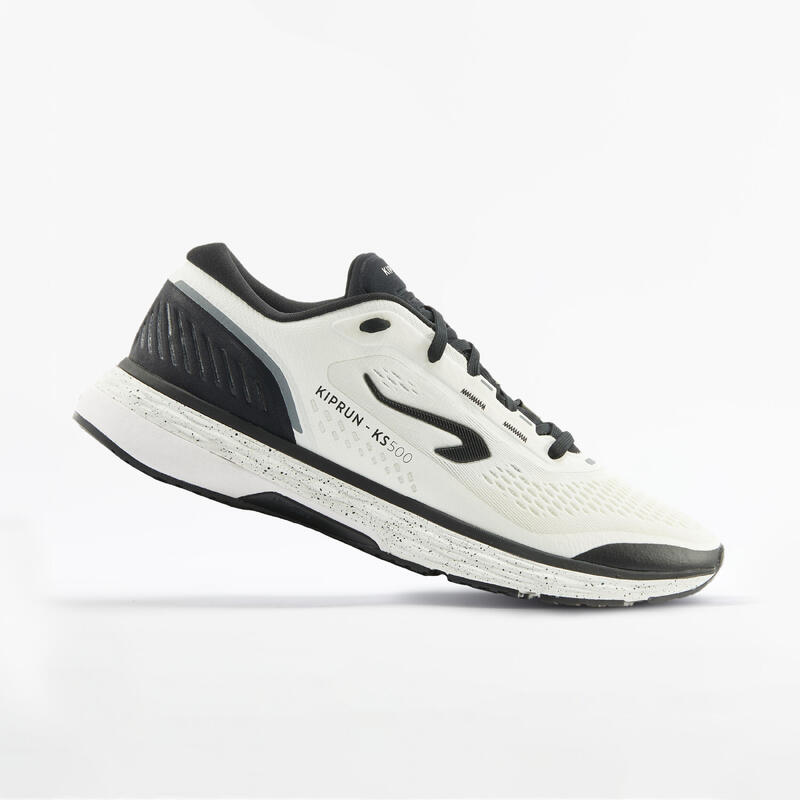 Zapatillas de running Hombre Kiprun ks500 blanco roto