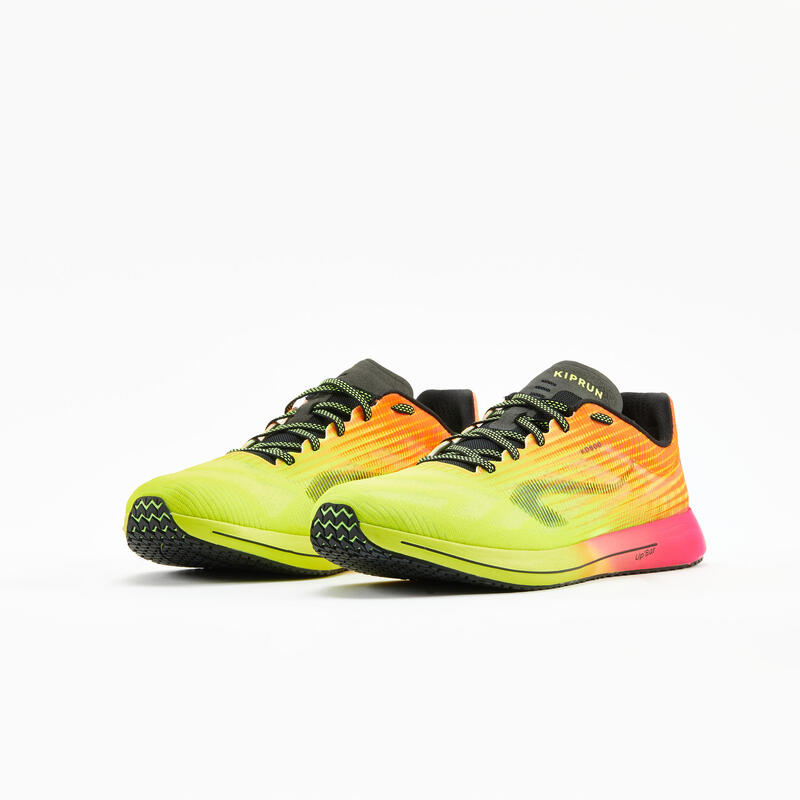 Pánské běžecké boty KIPRUN KD 800 žluto-růžové