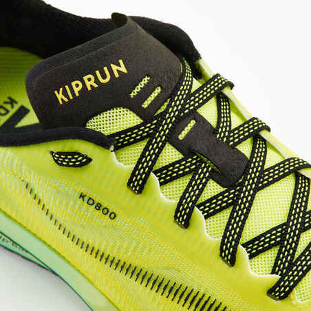 Men's running shoes - KIPRUN KD800 - green yellow