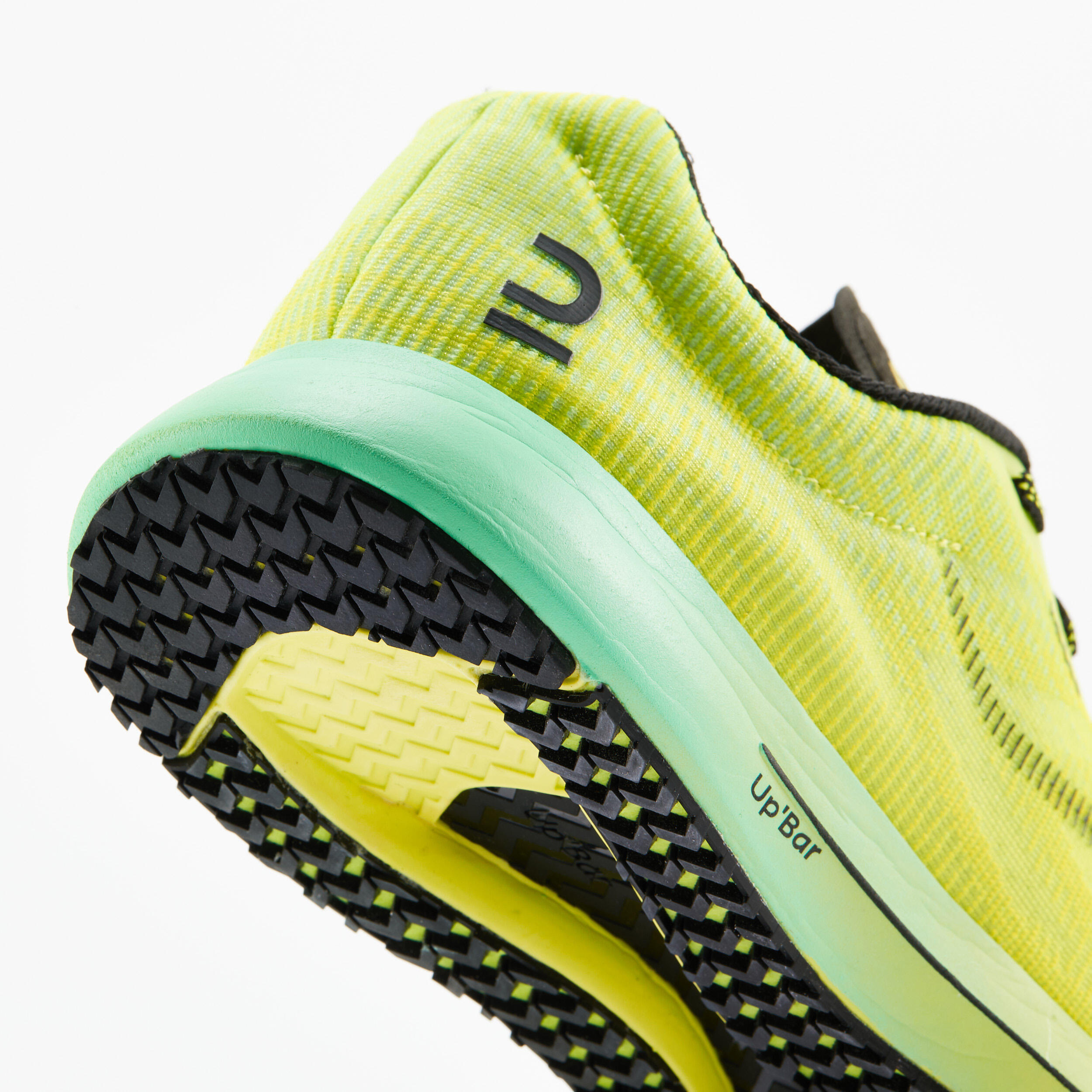 Men's running shoes - KIPRUN KD800 - green yellow 4/8