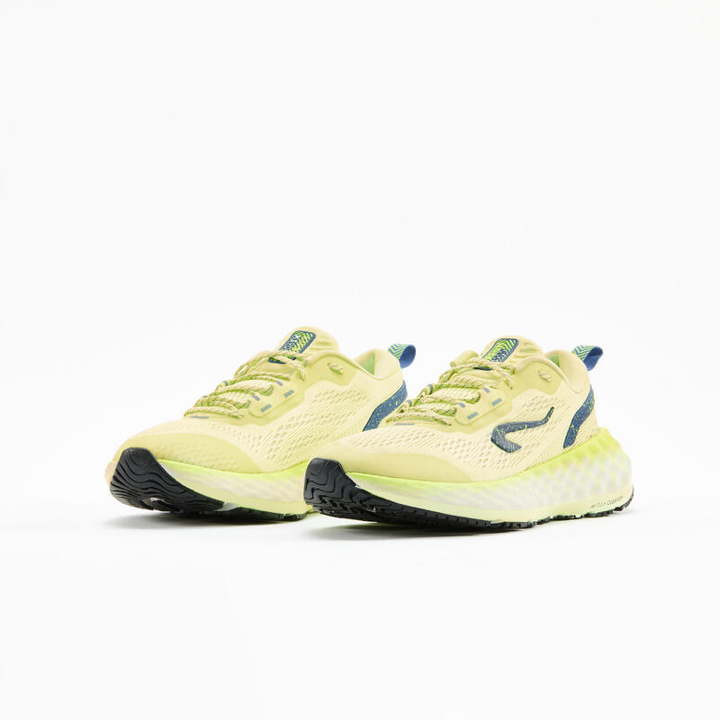 CHAUSSURES DE RUNNING FEMME KIPRUN KS900 JAUNE