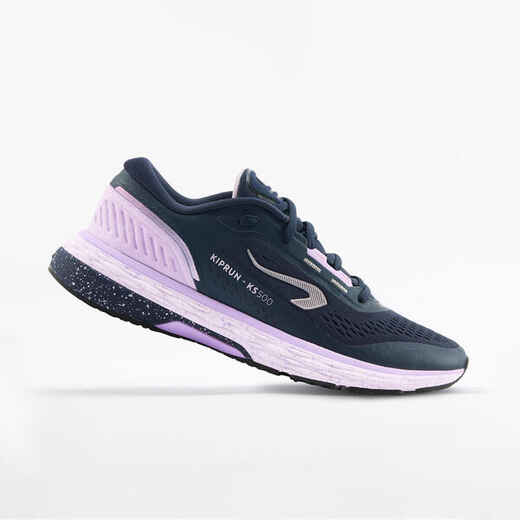 
      KIPRUN KS500 WOMEN's RUNNING SHOES-BLUE/PINK
  