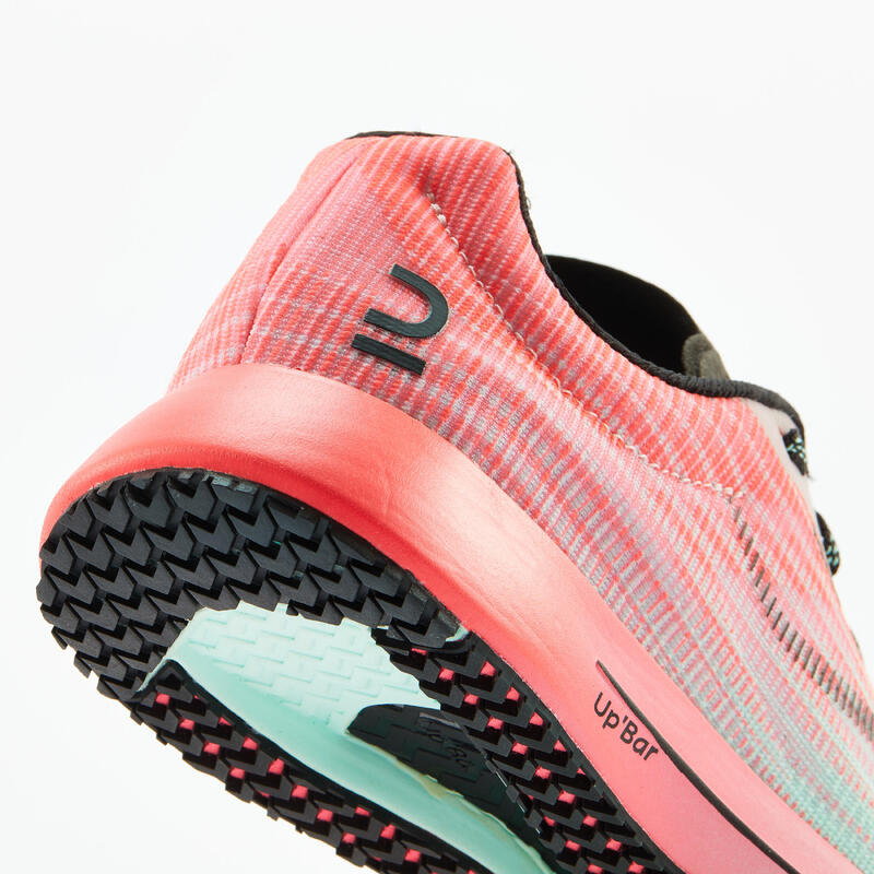 Zapatillas Running Kiprun KD 800 Mujer Verde Rosa