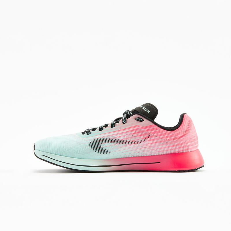 Scarpe running donna KD 800 verde-rosa