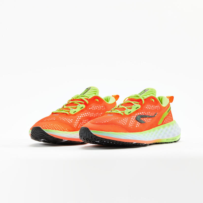 CHAUSSURES DE RUNNING HOMME KIPRUN KS900 ORANGE JAUNE