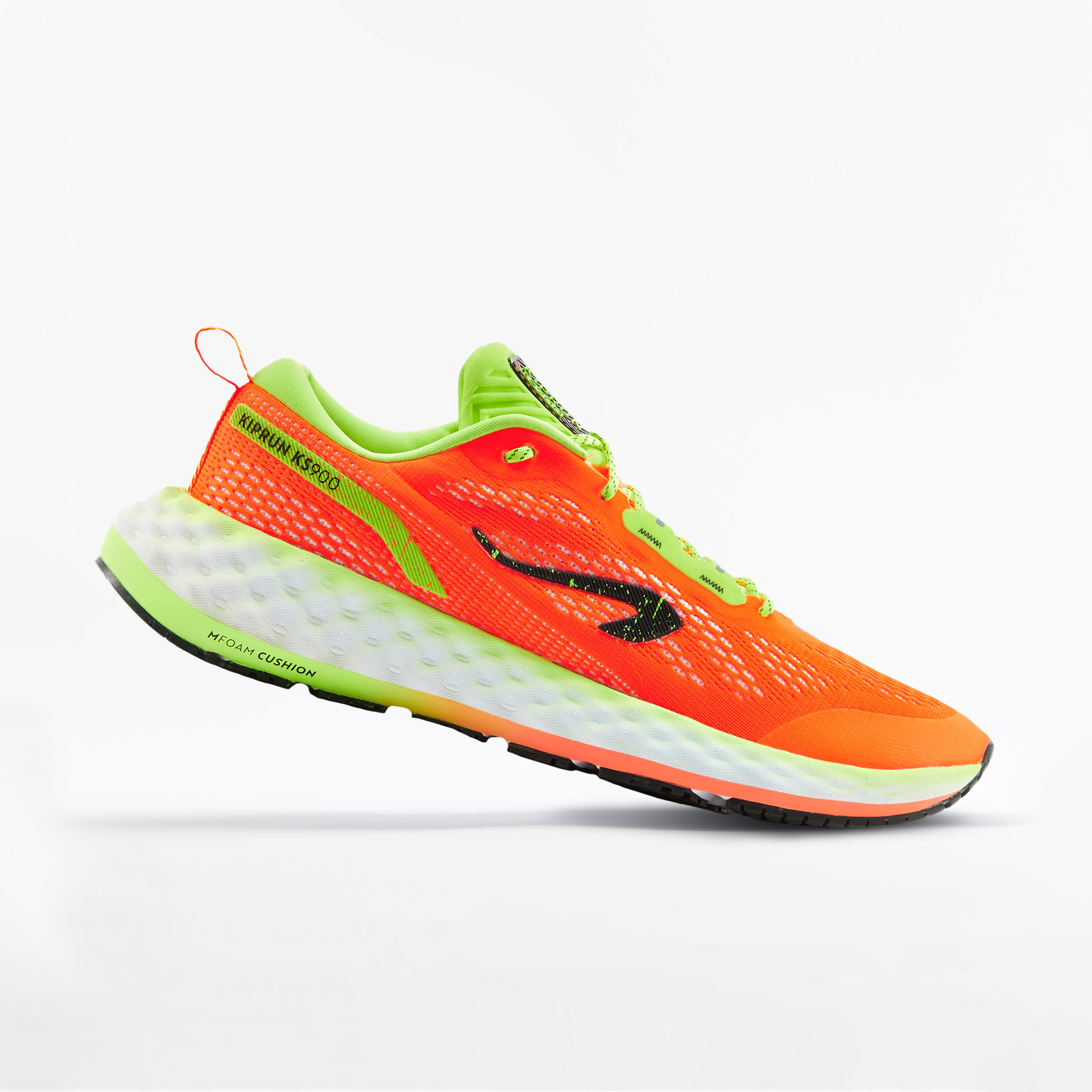 CHAUSSURES DE RUNNING HOMME KIPRUN KS900 ORANGE JAUNE